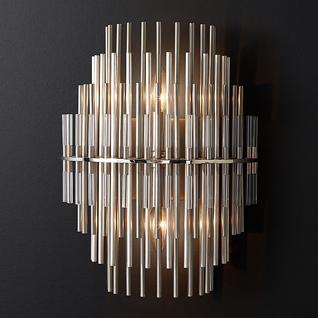 Бра Restoration Hardware Emile Sconce Chrome Прозрачный Латунь Античная полированная Оловянный Бра Restoration Hardware Emile Sconce Chrome Прозрачный Латунь Античная полированная Оловянный в Кирове | Loft Concept