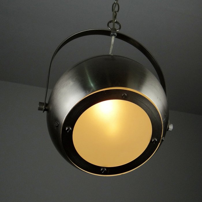 Подвесной светильник Loft Industrial restaurant lamp Серебряный Подвесной светильник Loft Industrial restaurant lamp Серебряный в Кирове | Loft Concept