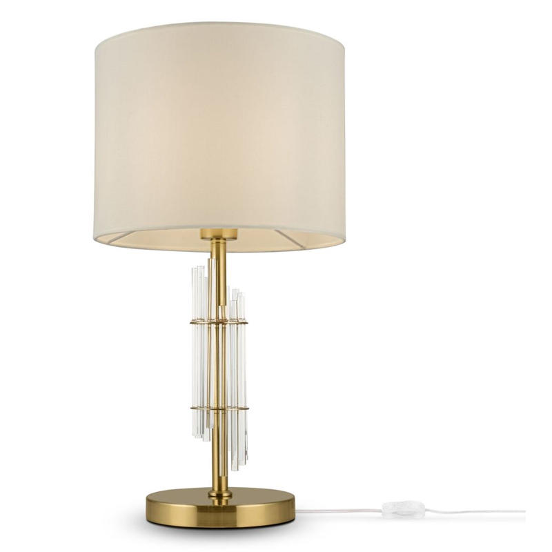 Настольная лампа Aldrich light Table Lamp Латунь Белый Настольная лампа Aldrich light Table Lamp Латунь Белый в Кирове | Loft Concept