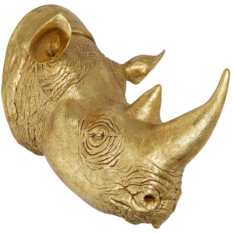 Аксессуар на стену Golden Rhino Золотой Аксессуар на стену Golden Rhino Золотой в Кирове | Loft Concept