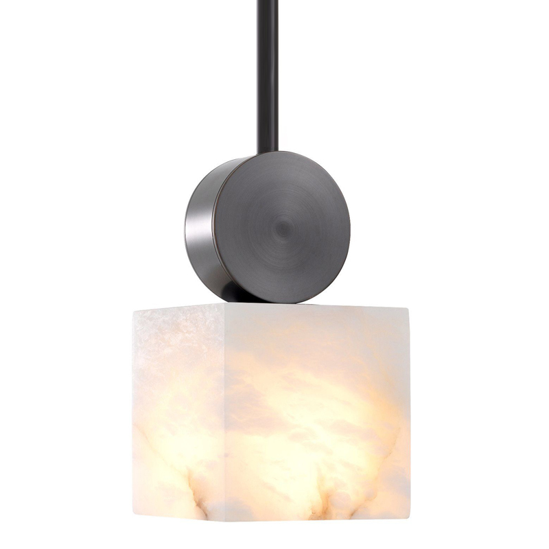 Подвесной светильник Eichholtz Pendant Etruscan Square Bronze Темная бронза Белый Подвесной светильник Eichholtz Pendant Etruscan Square Bronze Темная бронза Белый в Кирове | Loft Concept