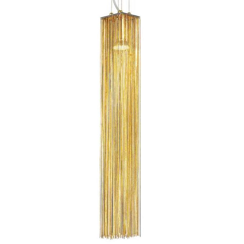 Подвесной светильник Atlantis Chain Gold One Золотой в Кирове | Loft Concept 
