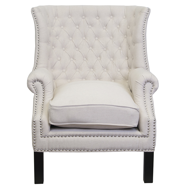 Кресло Charlie Armchair beige flax Светло-бежевый Кресло Charlie Armchair beige flax Светло-бежевый в Кирове | Loft Concept