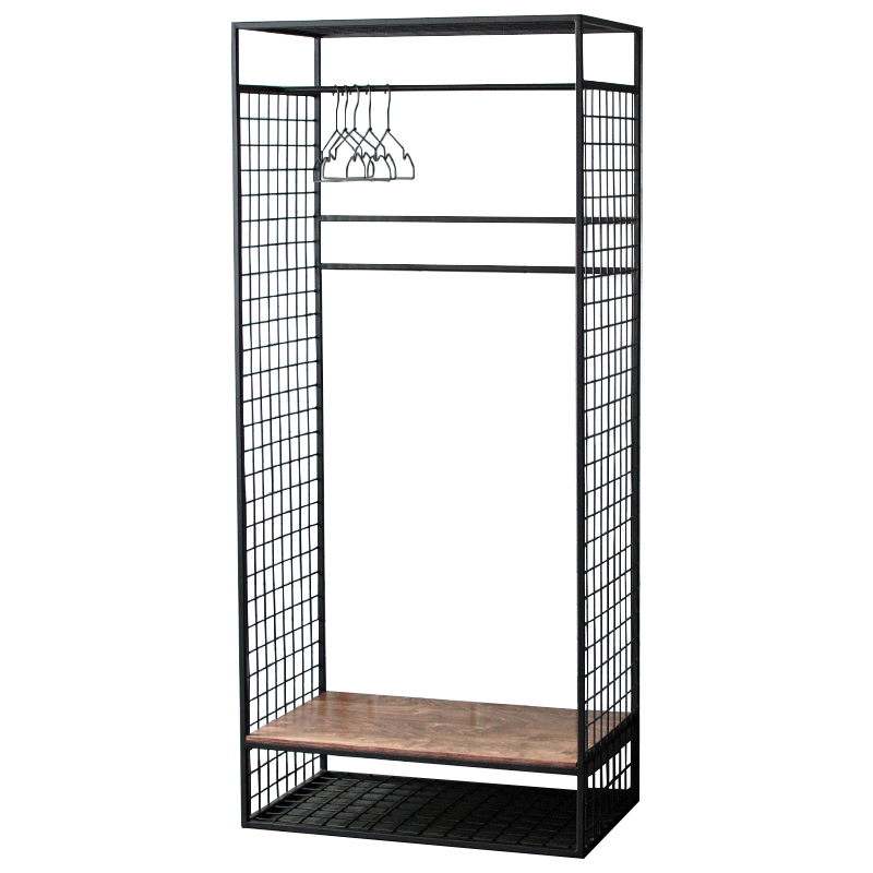 Рейл Caelan Industrial Metal Rust Clothes Rail Черный Коричневый Рейл Caelan Industrial Metal Rust Clothes Rail Черный Коричневый в Кирове | Loft Concept