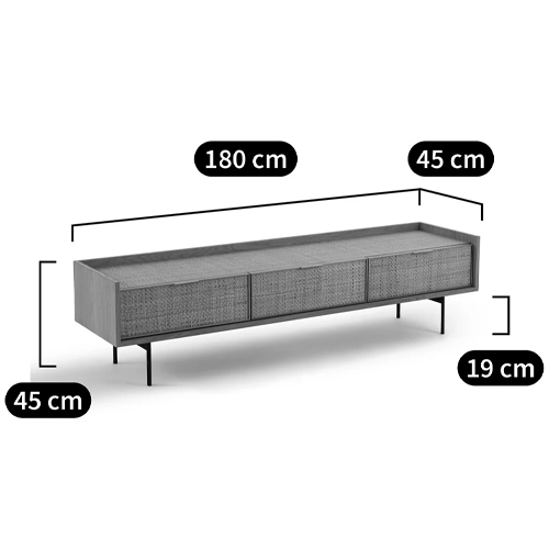 ТВ-тумба с плетеным декором Buckley Wicker TV Stand ТВ-тумба с плетеным декором Buckley Wicker TV Stand в Кирове
