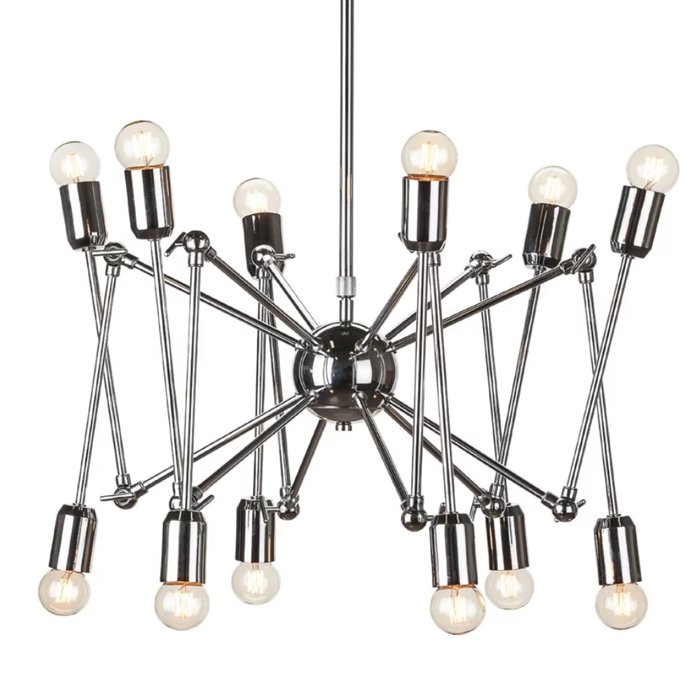 Подвесной светильник LOFT SPUTNIK CHANDELIER SPIDER Silver Серебряный Подвесной светильник LOFT SPUTNIK CHANDELIER SPIDER Silver Серебряный в Кирове | Loft Concept