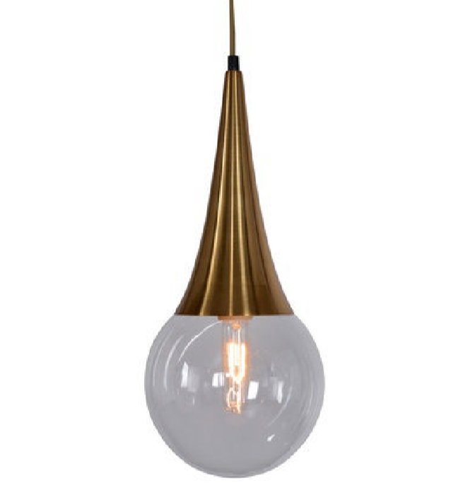 Подвесной светильник Drop Pendant lamp Латунь Античная полированная Подвесной светильник Drop Pendant lamp Латунь Античная полированная в Кирове | Loft Concept