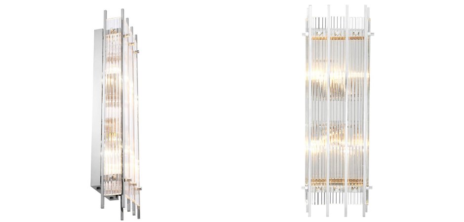 Бра Wall Lamp Sparks L Nickel Бра Wall Lamp Sparks L Nickel - Loft-Concept в Кирове