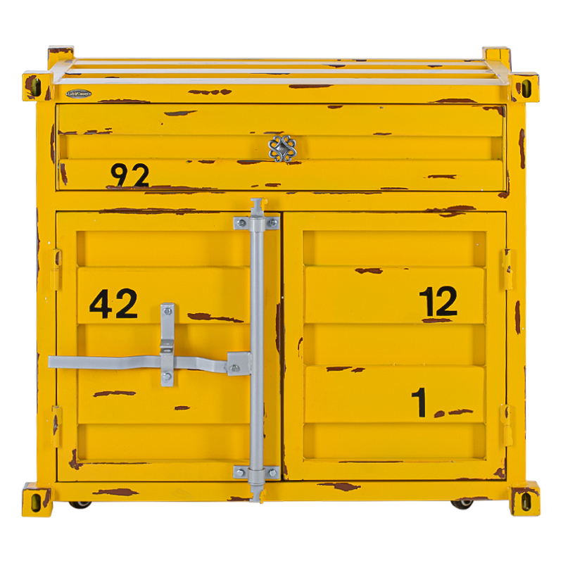 Комод Морской контейнер Sea Container Two doors and one drawer Желтый Красный Синий Голубой Оранжевый Серый Черный Белый Зеленый Комод Морской контейнер Sea Container Two doors and one drawer Желтый Красный Синий Голубой Оранжевый Серый Черный Белый Зеленый в Кирове | Loft Concept