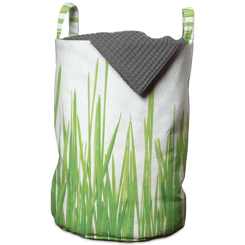 Корзина Grass Basket Зеленый Белый Корзина Grass Basket Зеленый Белый в Кирове | Loft Concept