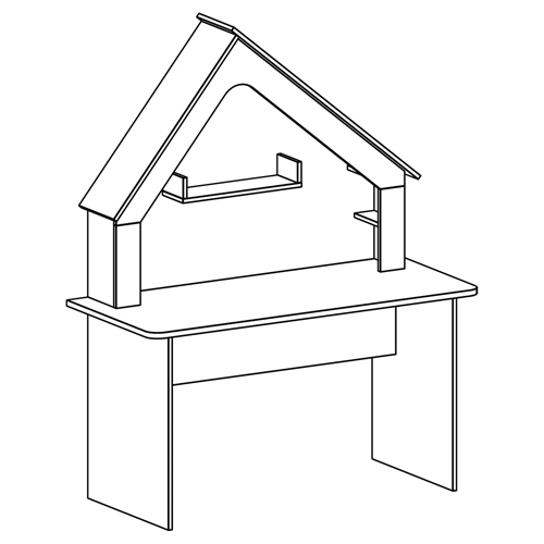 Письменный стол в детскую Tiny Town Desk Письменный стол в детскую Tiny Town Desk в Кирове