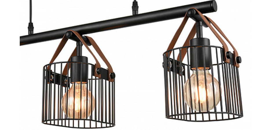 Люстра Cage Wire Color Linear black Люстра Cage Wire Color Linear black - Loft-Concept в Кирове
