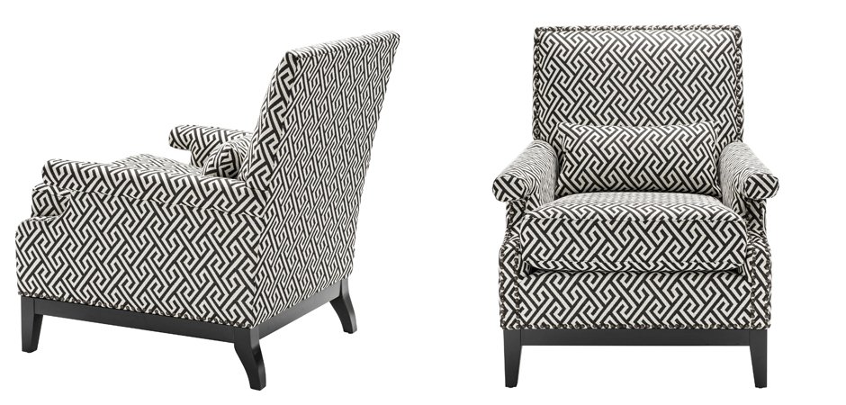 Кресло Eichholtz Chair Goldoni Black Кресло Eichholtz Chair Goldoni Black - Loft-Concept в Кирове