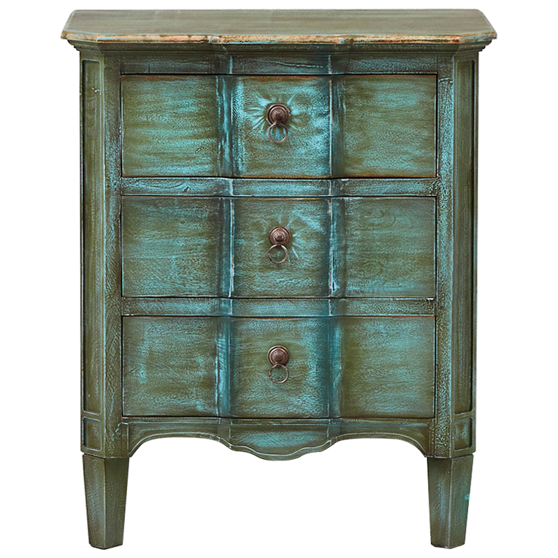 Комод прованс Lachlan Provence Chest of Drawers Зеленый Бирюзовый Комод прованс Lachlan Provence Chest of Drawers Зеленый Бирюзовый в Кирове | Loft Concept