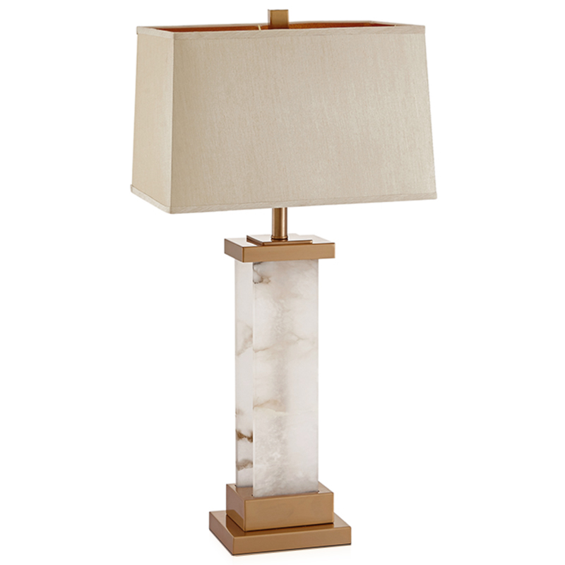 Настольная Лампа Мрамор Table lamp marble two ivory ( слоновая кость ) Латунь Настольная Лампа Мрамор Table lamp marble two ivory ( слоновая кость ) Латунь в Кирове | Loft Concept