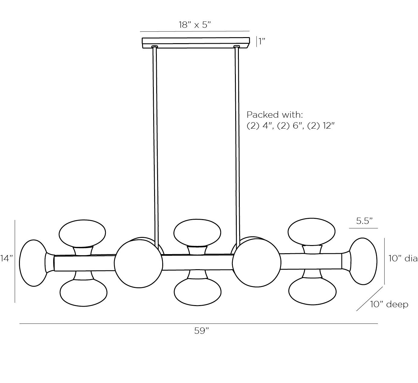 Люстра Arteriors KLARISSA CHANDELIER Люстра Arteriors KLARISSA CHANDELIER в Кирове