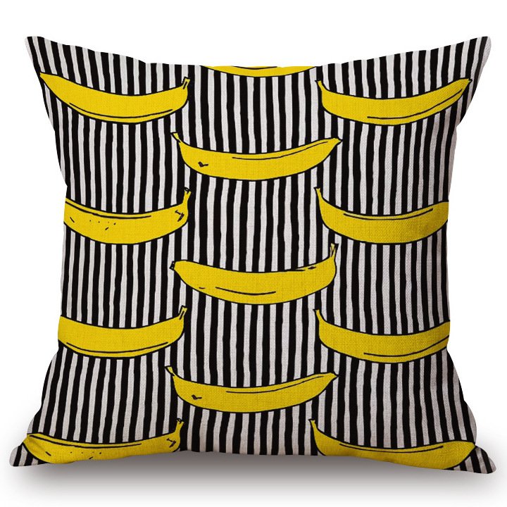 Декоративная подушка Black & White Stripes Декоративная подушка Black & White Stripes в Кирове | Loft Concept