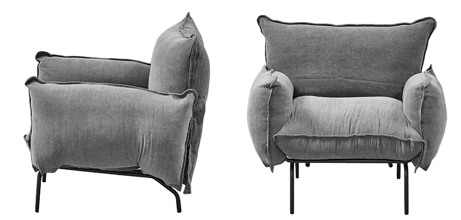 Кресло Elsa Armchair Gray Кресло Elsa Armchair Gray - Loft-Concept в Кирове