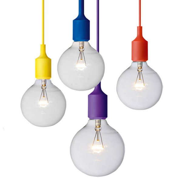Подвесной светильник Muuto E27 Color Салатовый Бирюзовый Желтый Синий Серый Голубой Оранжевый Красный Черный Белый Подвесной светильник Muuto E27 Color Салатовый Бирюзовый Желтый Синий Серый Голубой Оранжевый Красный Черный Белый в Кирове | Loft Concept