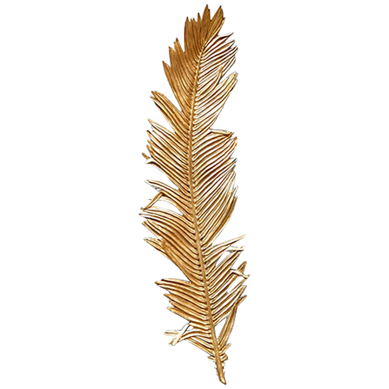 Аксессуар на стену Golden Feather Золотой Аксессуар на стену Golden Feather Золотой в Кирове | Loft Concept