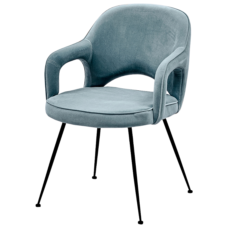 Стул Taube Stool Pastel Blue Голубой пастельный Черный Стул Taube Stool Pastel Blue Голубой пастельный Черный в Кирове | Loft Concept
