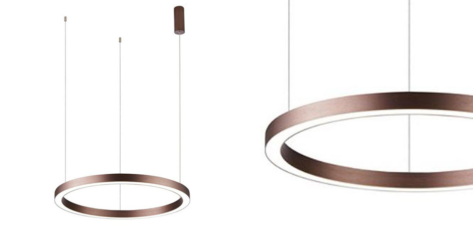Подвесной светильник Ribbon Ring цвет Корица Подвесной светильник Ribbon Ring цвет Корица - Loft-Concept в Кирове