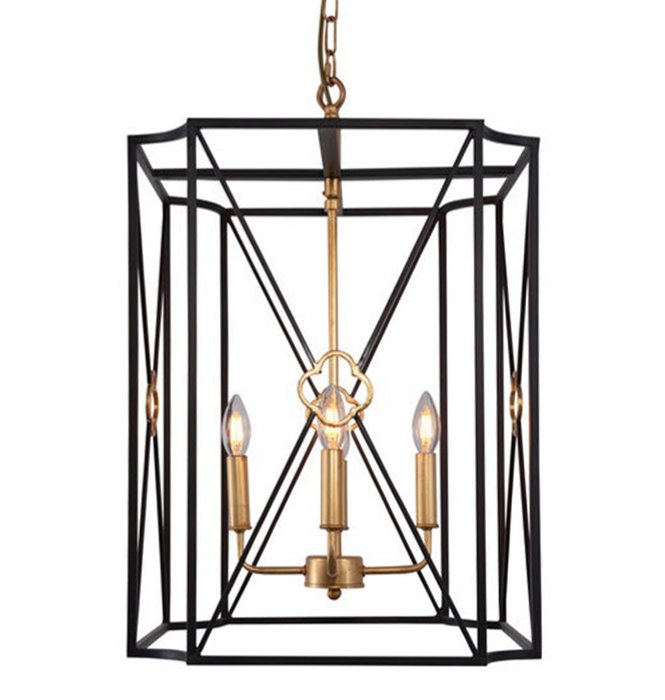 Подвесные светильники ROCK LANTERN Pendant lamp Золотой Черный Подвесные светильники ROCK LANTERN Pendant lamp Золотой Черный в Кирове | Loft Concept