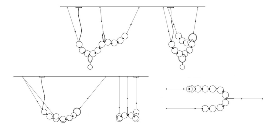 Люстра Larose Guyon COCO CHANDELIER modular - фото №2