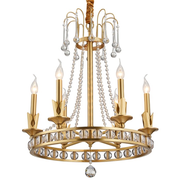 Люстра Candelia Chandelier Латунь Люстра Candelia Chandelier Латунь в Кирове | Loft Concept