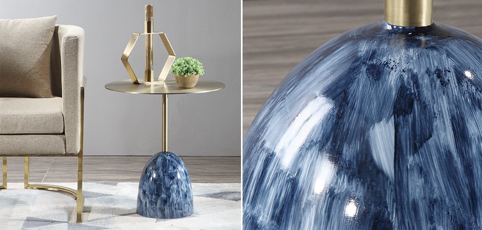 Приставной стол Blue Stains Table Приставной стол Blue Stains Table - Loft-Concept в Кирове