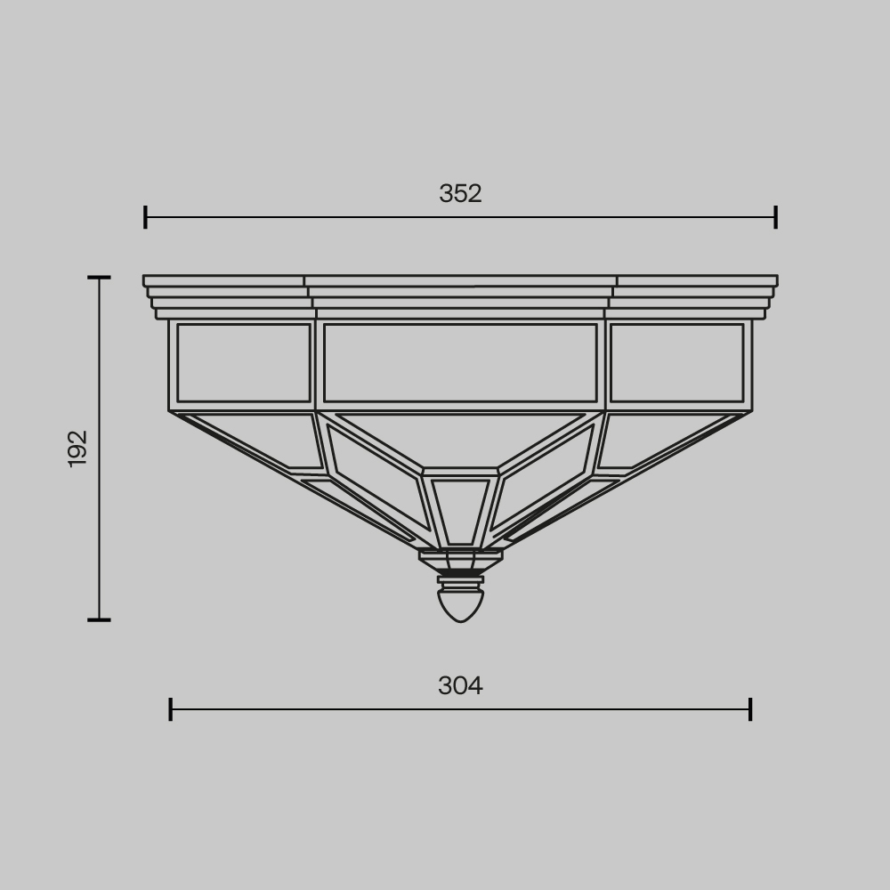 Потолочный светильник Zeil E27X3 в Кирове