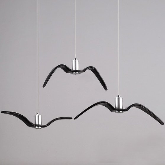 Подвесной светильник Brokis Night Birds black Черный в Кирове | Loft Concept 