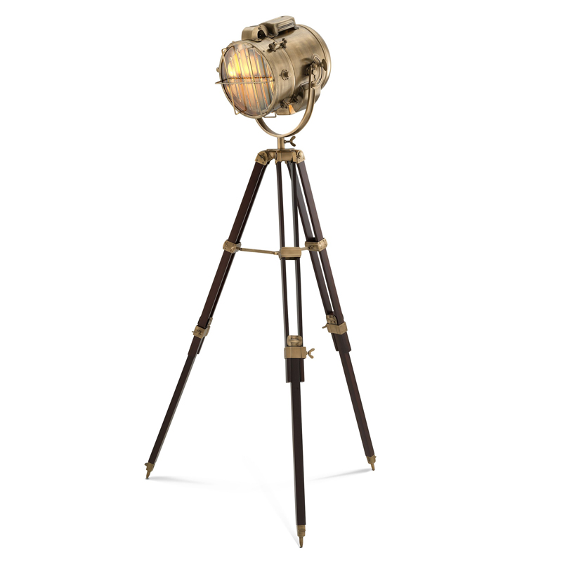 Торшер Eichholtz Floor Lamp Atlantic brass Латунь Коричневый Прозрачный Торшер Eichholtz Floor Lamp Atlantic brass Латунь Коричневый Прозрачный в Кирове | Loft Concept