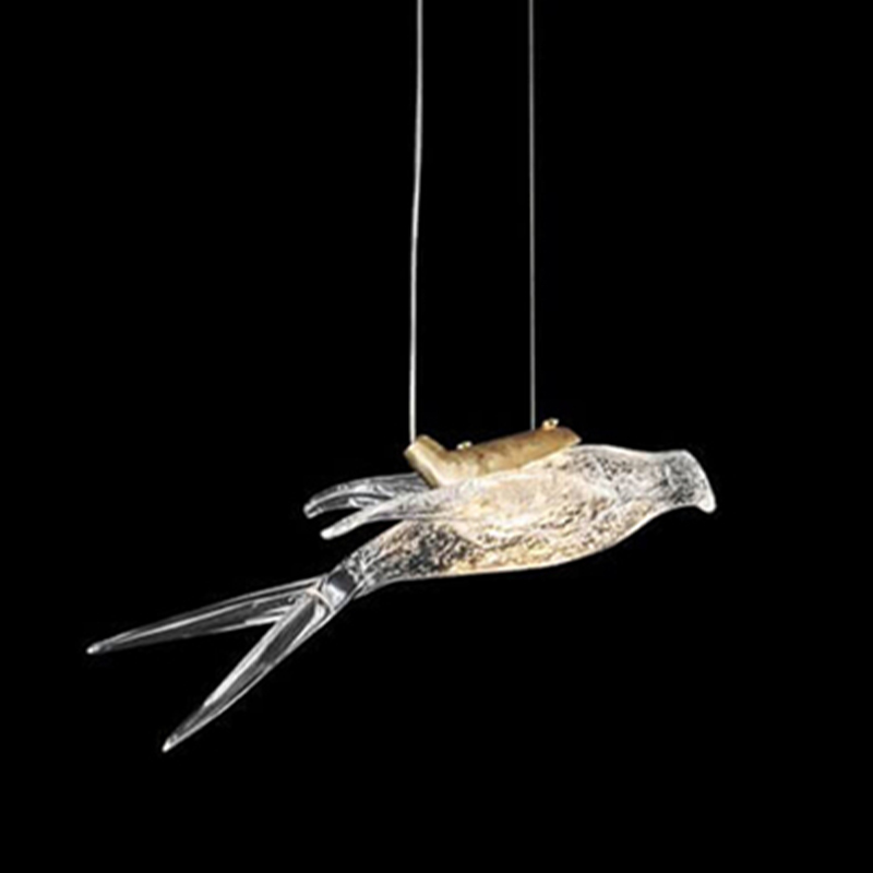 Подвесной светодиодный светильник The swallow nest Медь Прозрачный Подвесной светодиодный светильник The swallow nest Медь Прозрачный в Кирове | Loft Concept