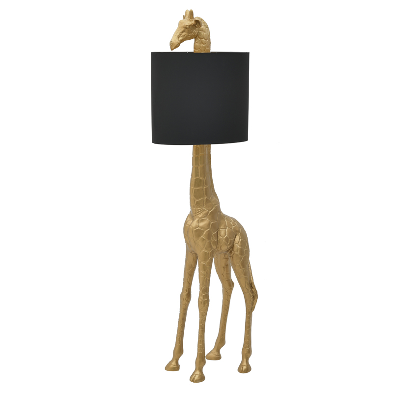 Торшер Golden Giraffe Floor lamp Черный Золотой Торшер Golden Giraffe Floor lamp Черный Золотой в Кирове | Loft Concept
