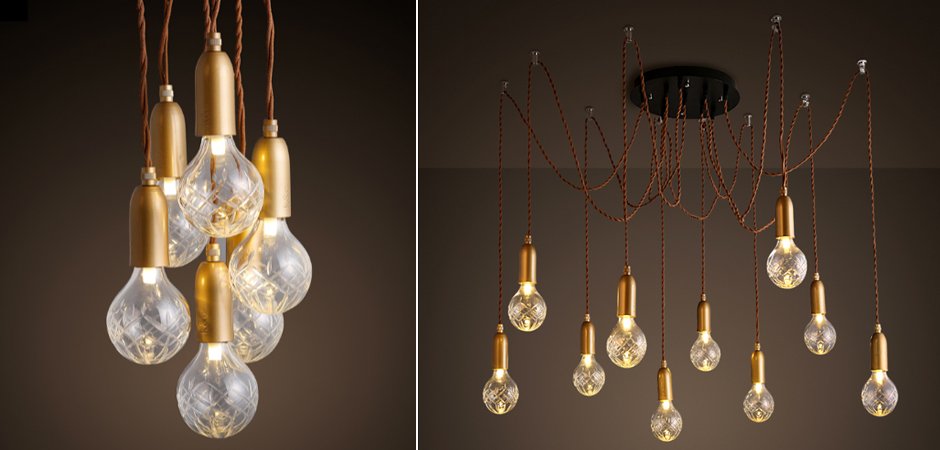 Подвесной светильник lee broom Ceare Crystal Bulb Chandelier Подвесной светильник lee broom Ceare Crystal Bulb Chandelier - Loft-Concept в Кирове