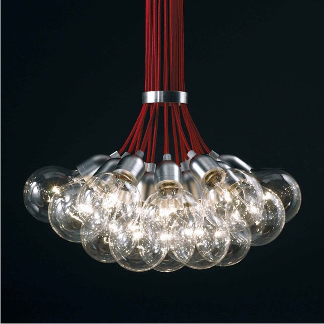Люстра Idle Max pendant lamp Красный Люстра Idle Max pendant lamp Красный в Кирове | Loft Concept