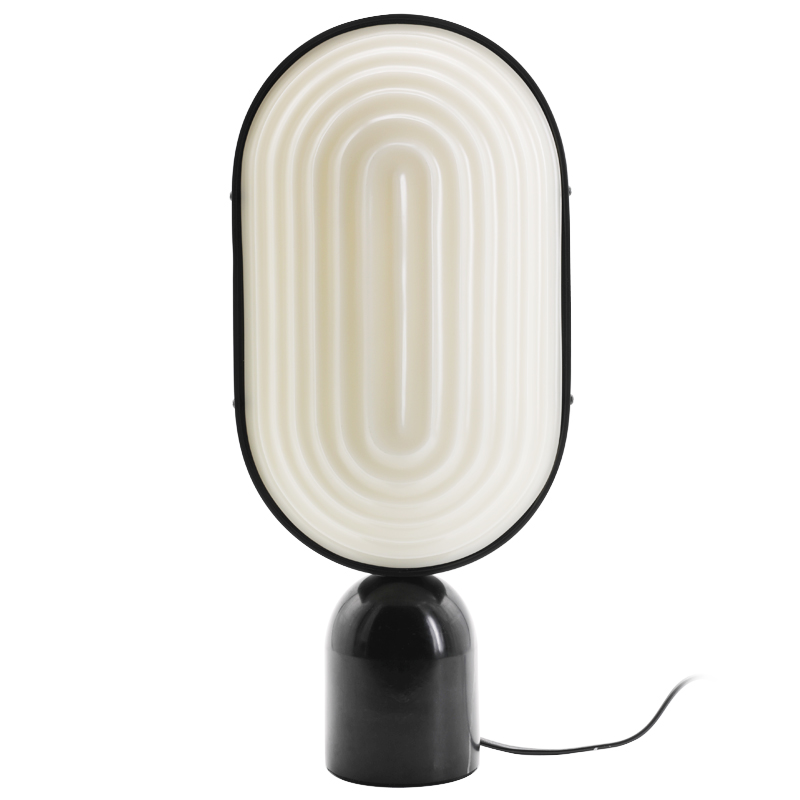Настольная лампа Rosetta Table Lamp Черный Белый в Кирове | Loft Concept 