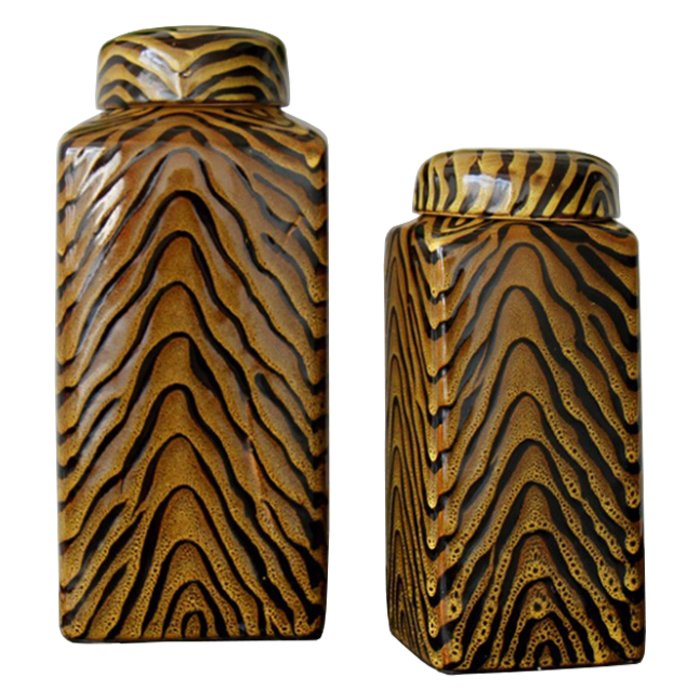 Ваза Wild print Коричневый Ваза Wild print Коричневый в Кирове | Loft Concept