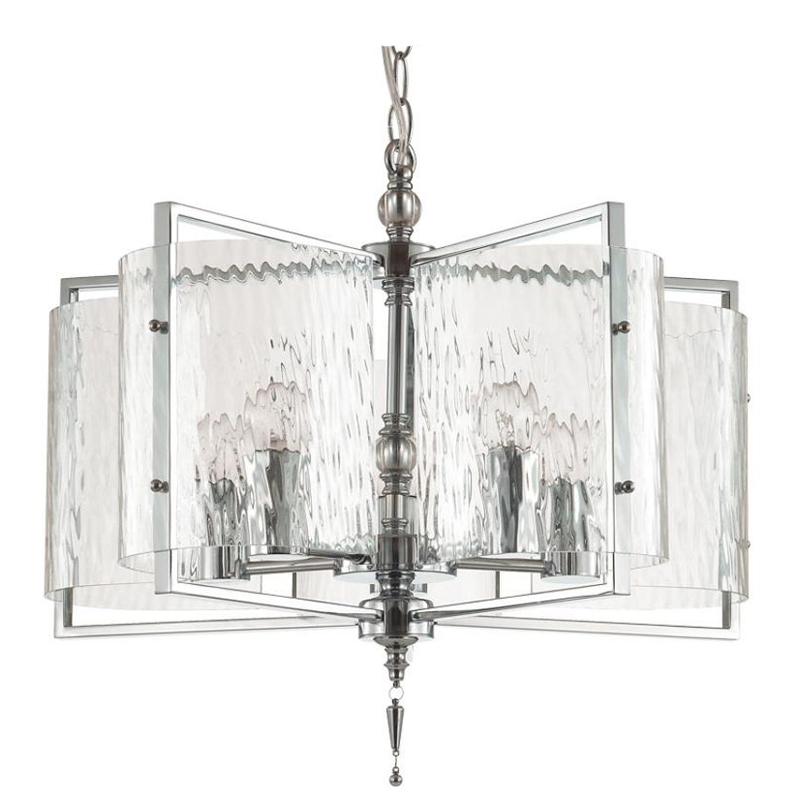 Люстра Karissa Chrome Chandelier 48 Хром Прозрачный (Transparent) Люстра Karissa Chrome Chandelier 48 Хром Прозрачный (Transparent) в Кирове | Loft Concept