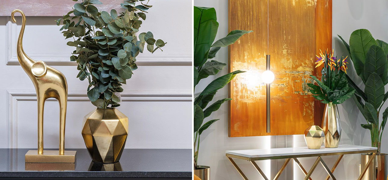 Ваза Gold ingot - фото №1