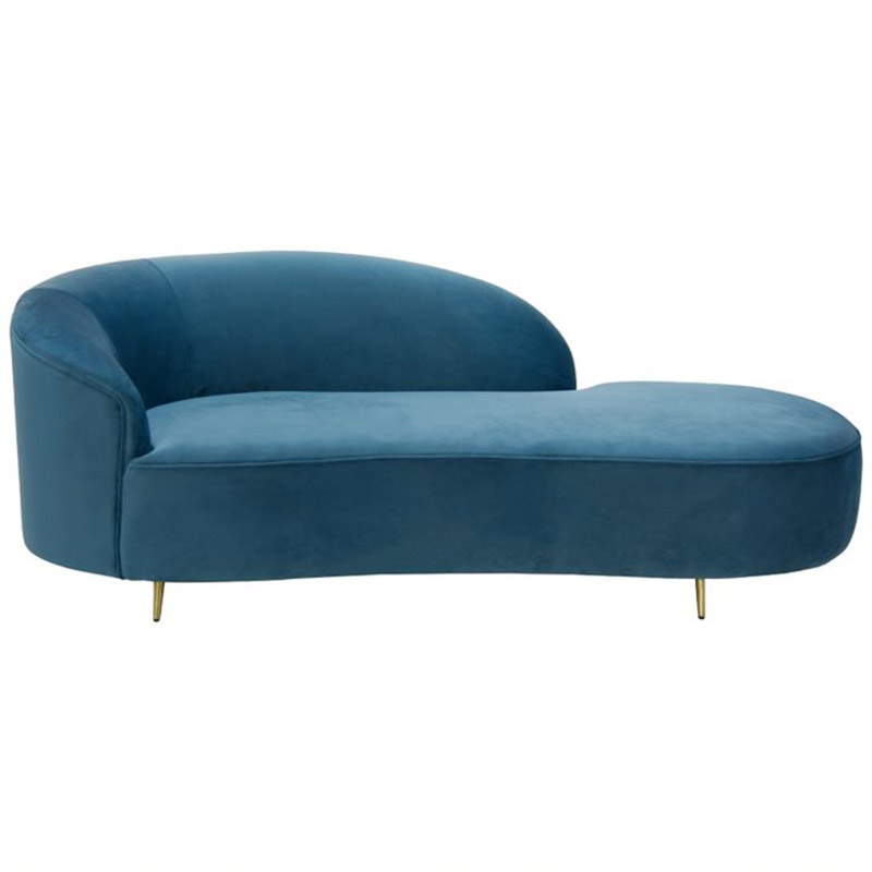 Диван Salvaire Lounge Sofa blue Синий Диван Salvaire Lounge Sofa blue Синий в Кирове | Loft Concept