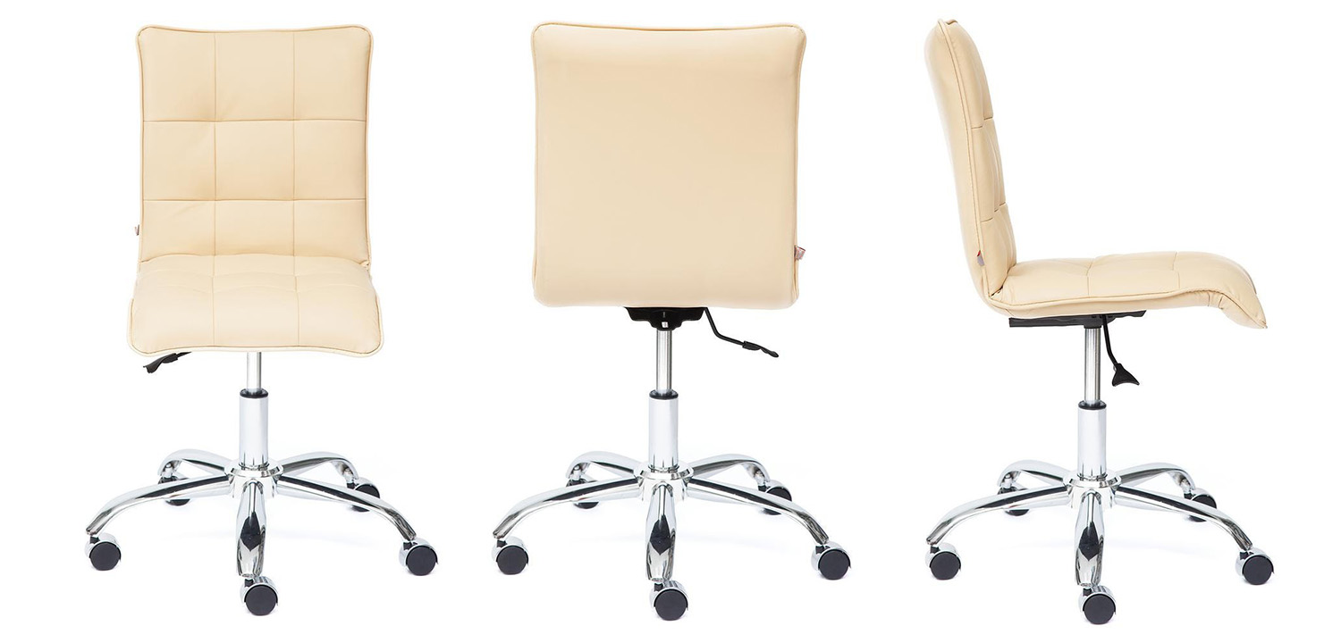 Кресло Deborah eco-leather beige - фото