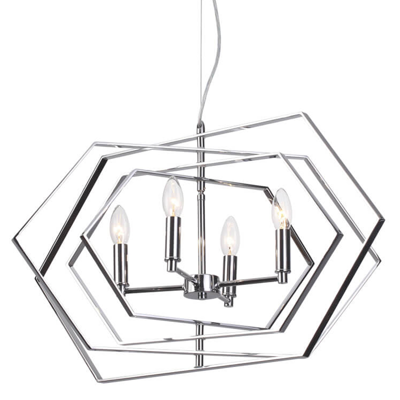 Люстра Damaris Chandelier silver Серебряный Люстра Damaris Chandelier silver Серебряный в Кирове | Loft Concept