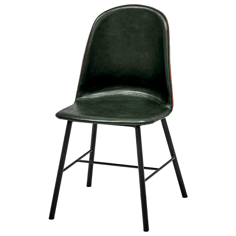 Стул Archie Chair Черный Зеленый Коричневый Стул Archie Chair Черный Зеленый Коричневый в Кирове | Loft Concept