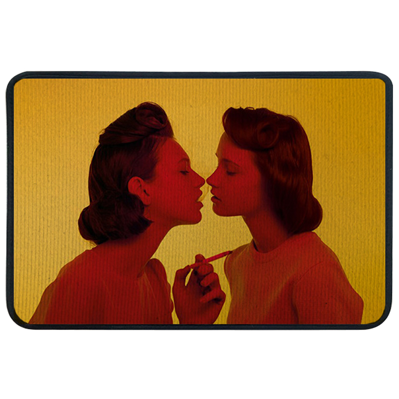 Ковер для прихожей и ванной Seletti Smoking Girl Желтый Красный Ковер для прихожей и ванной Seletti Smoking Girl Желтый Красный в Кирове | Loft Concept