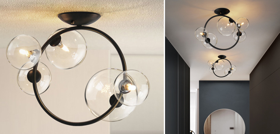 Потолочный светильник IONA Octo Ceiling 5 плафонов Потолочный светильник IONA Octo Ceiling 5 плафонов - Loft-Concept в Кирове