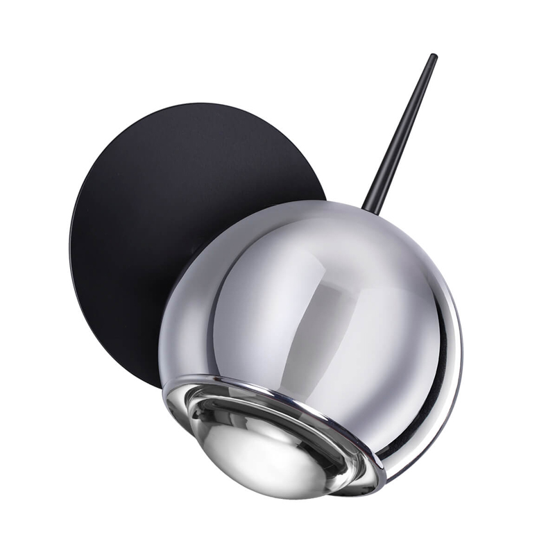 Бра Ivor Sconce Chromium Хром Черный в Кирове | Loft Concept 