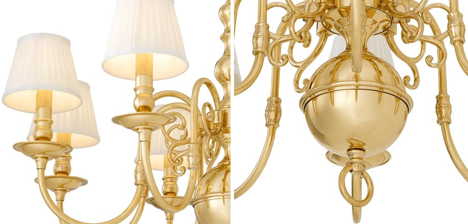 Люстра Eichholtz Chandelier Bourbon Brass - Loft-Concept в Кирове