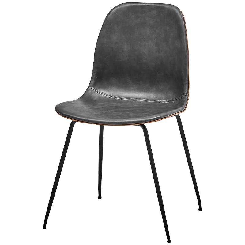 Стул Combi Caramel and Graphite Stool III Черный Карамель Серый Стул Combi Caramel and Graphite Stool III Черный Карамель Серый в Кирове | Loft Concept